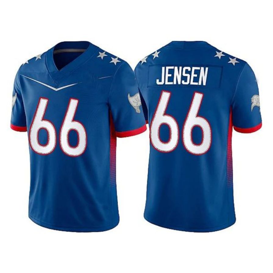 TB.Buccaneers #66 Ryan Jensen Royal Player  Game Jersey Pro Bowl Stitched Jersey