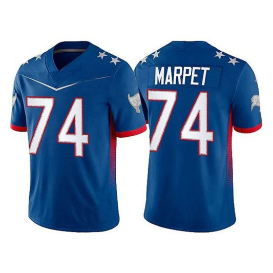TB.Buccaneers #74 Ali Marpet 2022 Royal Pro Bowl Stitched Player Jersey American Football Jerseys