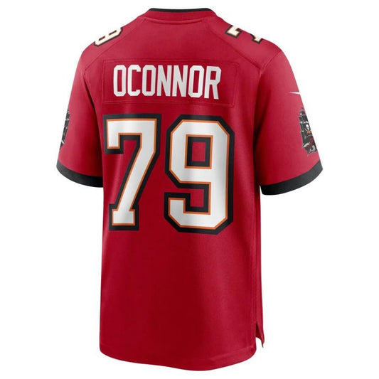 TB.Buccaneers #79 Patrick O'Connor Red Player Game Jersey Stitched American Football Jerseys