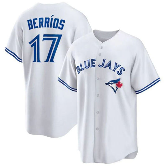 Toronto Blue Jays #17 José Berríos Home Replica Player Jersey - White Baseball Jerseys