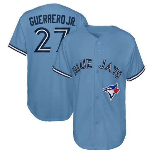 Toronto Blue Jays #27 Vladimir Guerrero Jr. Alternate Replica Player Jersey - Powder Blue Baseball Jerseys
