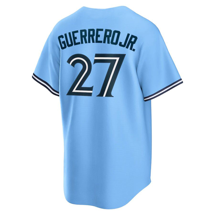 Toronto Blue Jays #27 Vladimir Guerrero Jr. Powder Blue Alternate Replica Player Jersey Baseball Jerseys