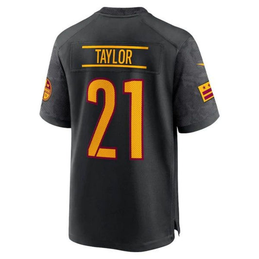 W.Commanders #21 Sean Taylor Black Alternate Retired Player Game Jersey Stitched American Football Jerseys