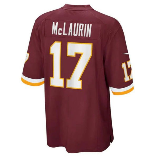 W.Commanders Team #17 Terry McLaurin Burgundy Player Game Jersey Stitched American Football Jerseys