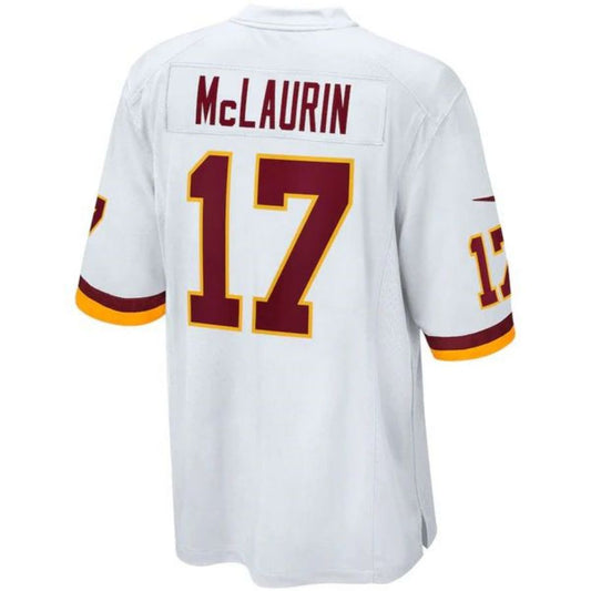 W.Commanders Team #17 Terry McLaurin White Player Game Jersey Stitched American Football Jerseys