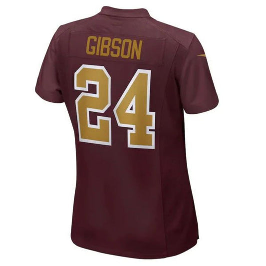 W.Commanders #24 Antonio Gibson Burgundy Game Jersey Stitched American Football Jerseys
