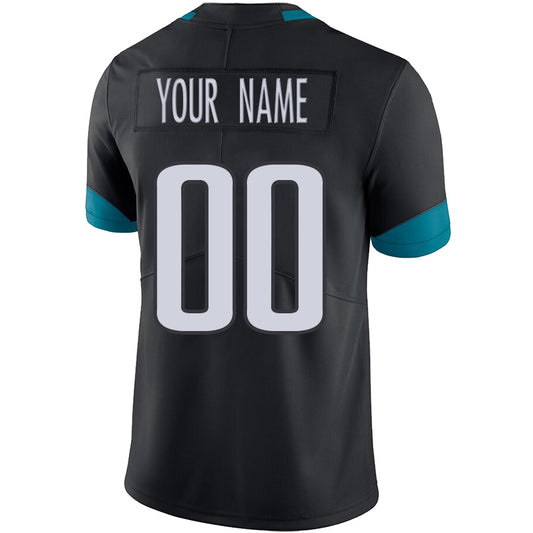 Custom J.Jaguars Black Stitched Player Vapor Game Football Jerseys