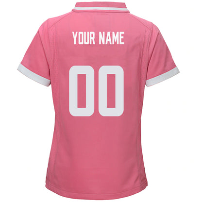 Custom M.Vikings Pink Stitched Player Vapor Game Football Jerseys