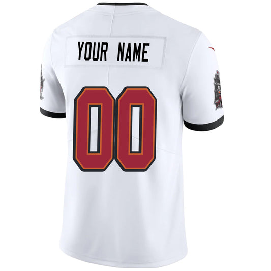 Custom TB.Buccaneers White Stitched Player Vapor Game Football Jerseys