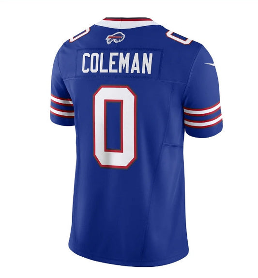 B.Bills #0 Keon Coleman Royal Vapor F.U.S.E. Limited Player Jersey ¨C Home American Football Jerseys