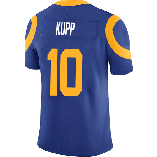 LA.Rams #10 Cooper Kupp Royal Stitched Player Game Football Jerseys