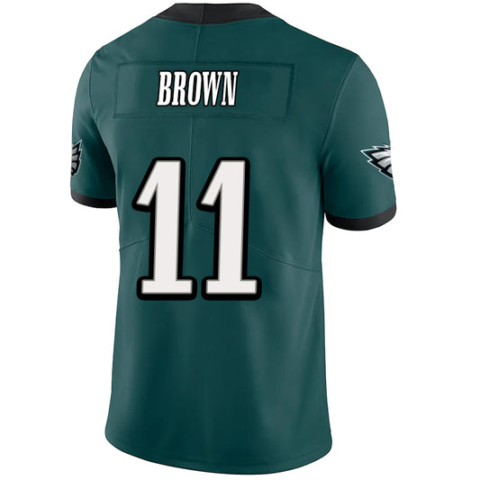 P.Eagles #11 A.J. Brown Green Stitched Player Vapor Elite Football Jerseys