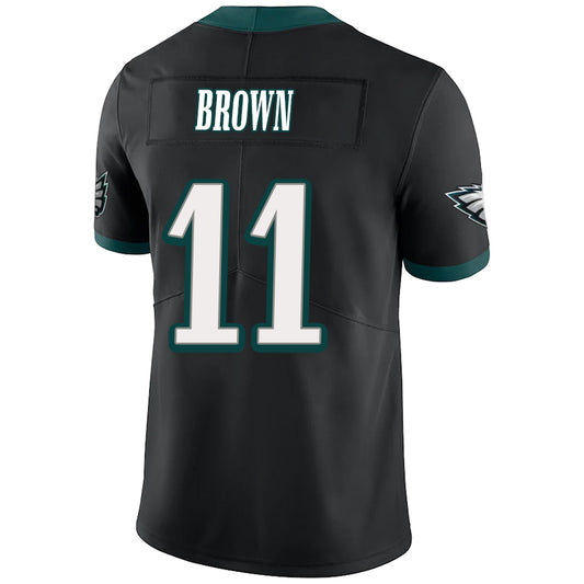 P.Eagles #11 A.J. Brown Black Stitched Player Vapor Elite Football Jerseys