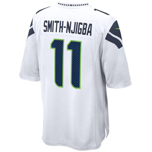 S.Seahawks #11 Jaxon Smith-Njigba White Away Game Jersey