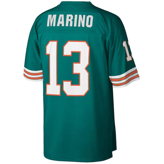 M.Dolphins #13 Dan Marino Aqua 1984 Retired Player Game Football Jerseys