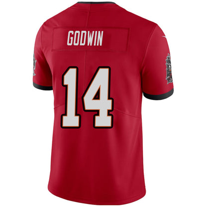 #14 Chris Godwin Player TB.Buccaneers Red Vapor Limited Football Jerseys