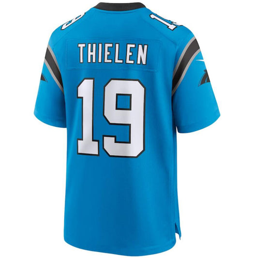 C.Panthers #19 Adam Thielen Blue Alternate Player Game Football Jerseys