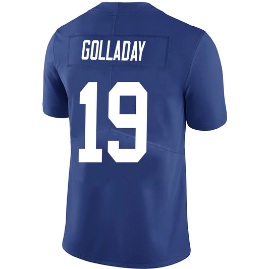 NY.Giants #19 Kenny Golladay Royal Stitched Player Game Football Jerseys