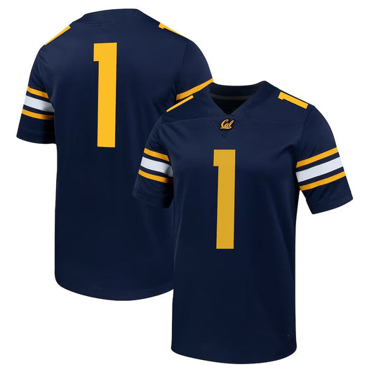 C.Bears #1 Player Untouchable Football Jersey ¨C Navy American College Jerseys