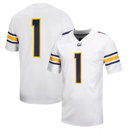 C.Bears #1 Player Untouchable Football Jersey ¨C White American College Jerseys