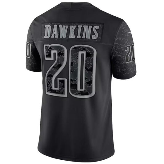 P.Eagles #20 Brian Dawkins Black Retired Player Limited Game Football Jerseys