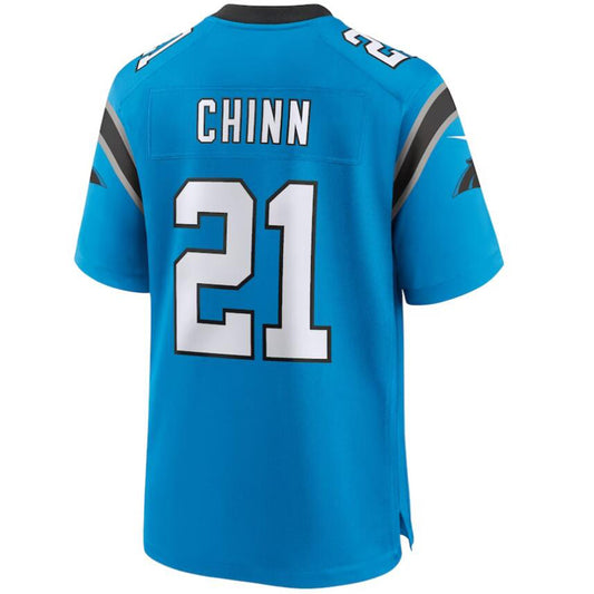 C.Panthers #21 Jeremy Chinn Blue Vapor Limited Player Alternate Game Football Jerseys