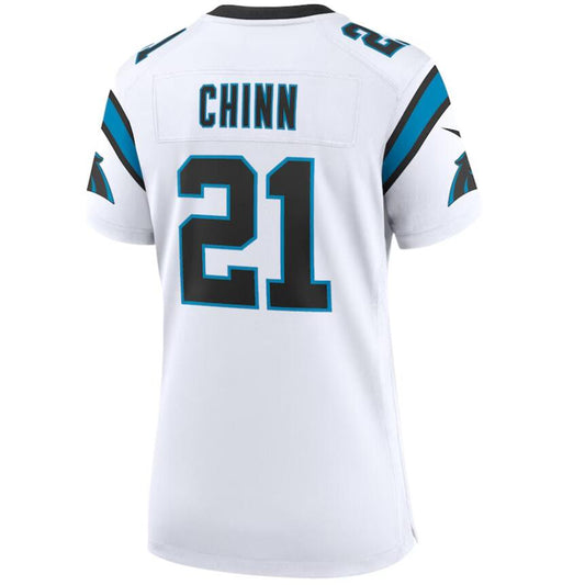 C.Panthers #21 Jeremy Chinn White Alternate Vapor Game Football Jerseys