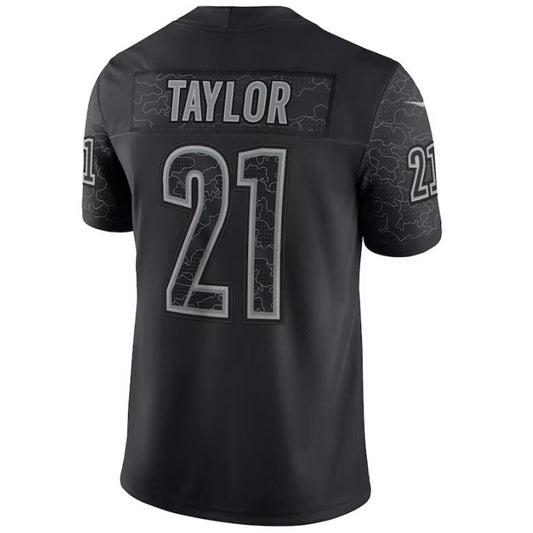 W.Commanders #21 Sean Taylor Black Stitched Player Game Football Jerseys