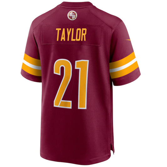 W.Commanders #21 Sean Taylor Burgundy Stitched Player Vapor Game Football Jerseys