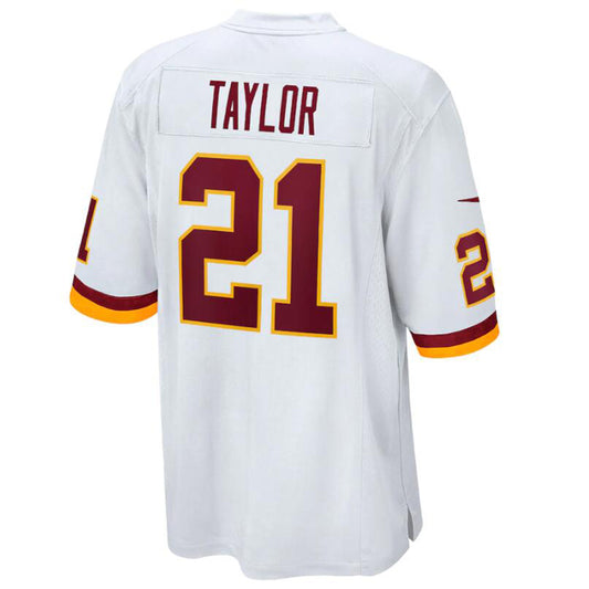W.Commanders #21 Sean Taylor White Stitched Player Game Football Jerseys