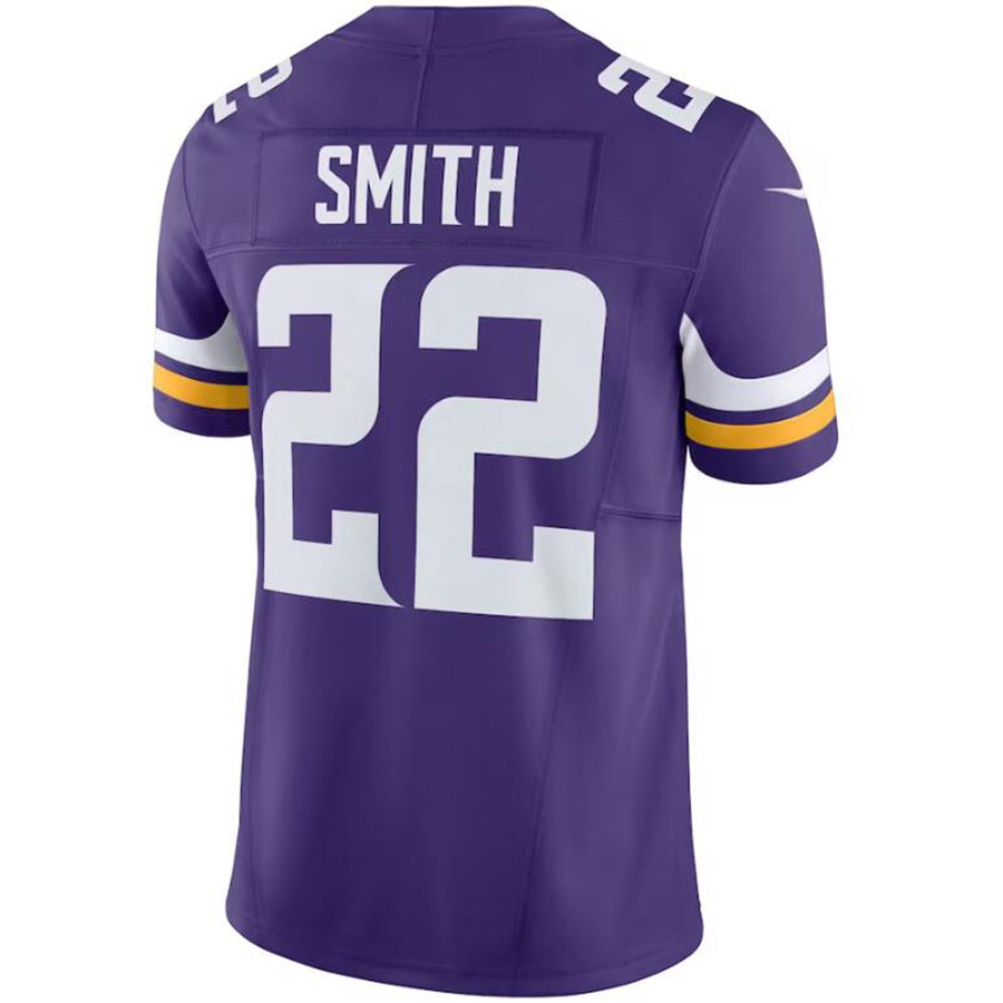 M.Vikings #22 Harrison Smith Purple Vapor F.U.S.E. Limited Jersey Game Football Jerseys