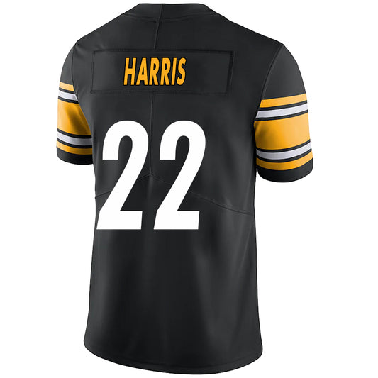 P.Steelers #22 Najee Harris Black Stitched Player Game Football Jerseys