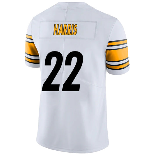 P.Steelers #22 Najee Harris White Stitched Player Game Football Jerseys