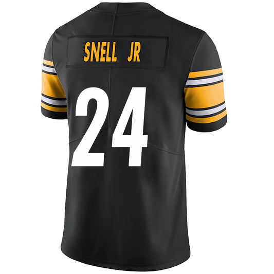 P.Steelers #24 Benny Snell Jr. Black Stitched Player Game Football Jerseys