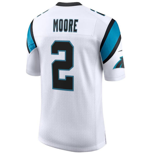 C.Panthers #2 D.J. Moore White Vapor F.U.S.E. Limited Jersey Game Football Jerseys