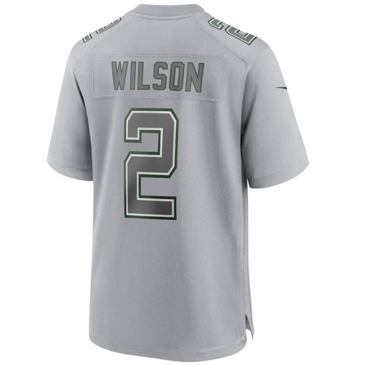 NY.Jets #2 Zach Wilson Gray Stitched Player Vapor Game Football Jerseys