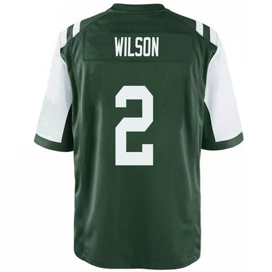 NY.Jets #2 Zach Wilson Green Stitched Player Game Football Jerseys