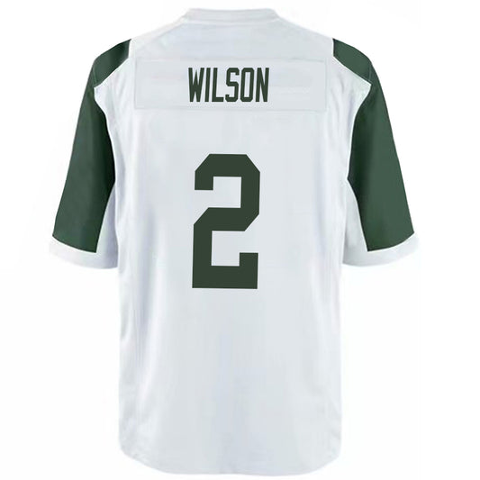 NY.Jets #2 Zach Wilson White Stitched Player Game Football Jerseys