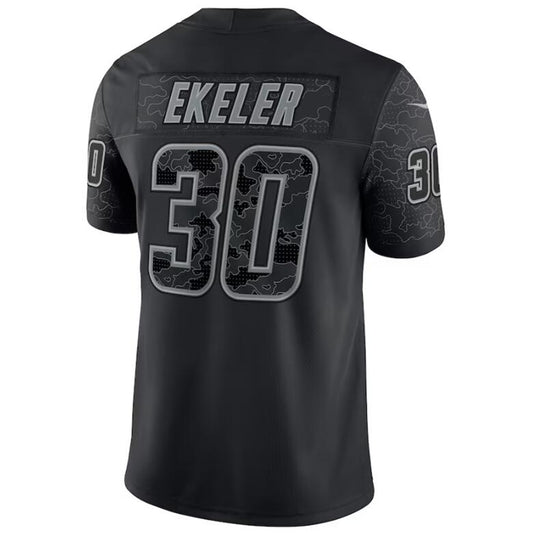 LA.Chargers #30 Austin Ekeler Black Stitched Player Game Football Jerseys