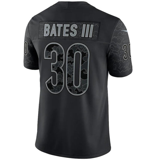 C.Bengals #30 Jessie Bates III Black Stitched Player RFLCTV Limited Jerseys