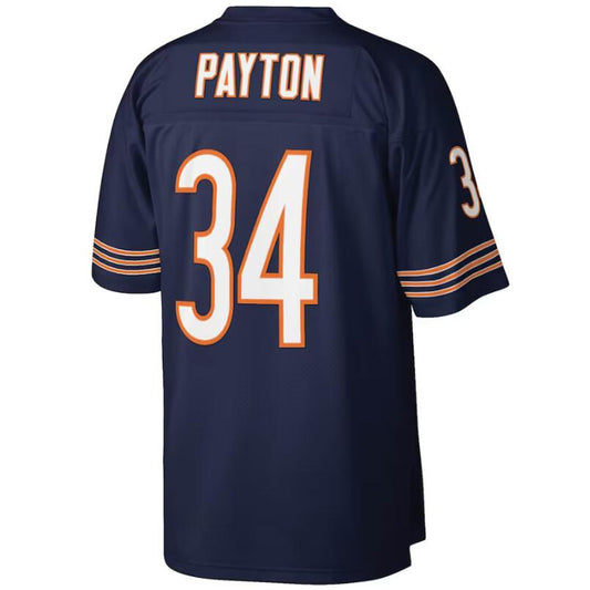 C.Bears #34 Walter Payton Navy Stitched Player Legacy Replica Football Jerseys
