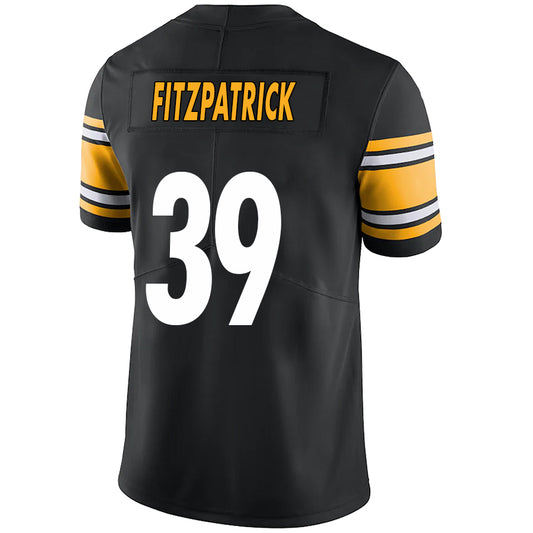 P.Steelers #39 Minkah Fitzpatrick Black Stitched Player Game Football Jerseys