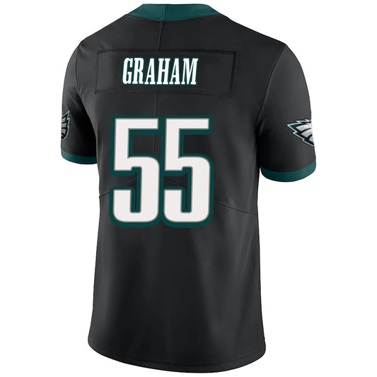 P.Eagles #55 Brandon Graham Black Stitched Player Vapor Elite Football Jerseys