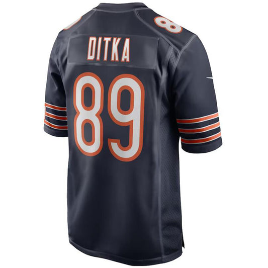 C.Bears #89 Mike Ditka Navy Stitched Player Game Football Jerseys