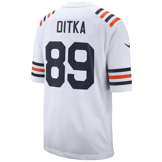 C.Bears #89 Mike Ditka White Stitched Player Vapor Game Football Jerseys