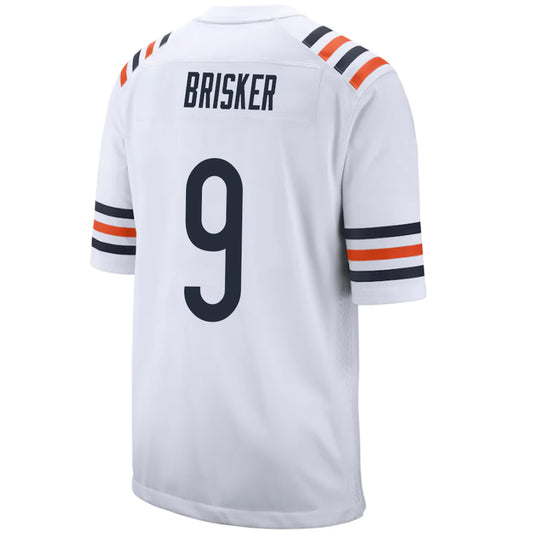 C.Bears #9 Jaquan Brisker White Stitched Player Vapor Elite Football Jerseys