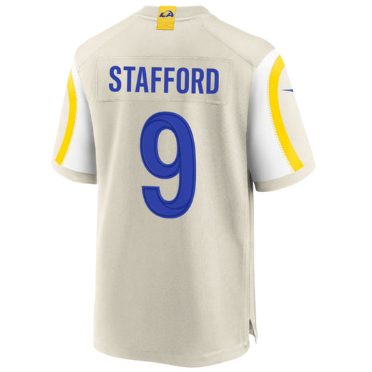 LA.Rams #9 Matthew Stafford Bone Stitched Player Vapor Game Football Jerseys
