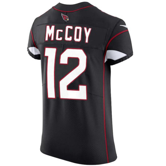 A.Cardinals #12 Colt McCoy Black Player Jersey Vapor Untouchable Elite Jersey