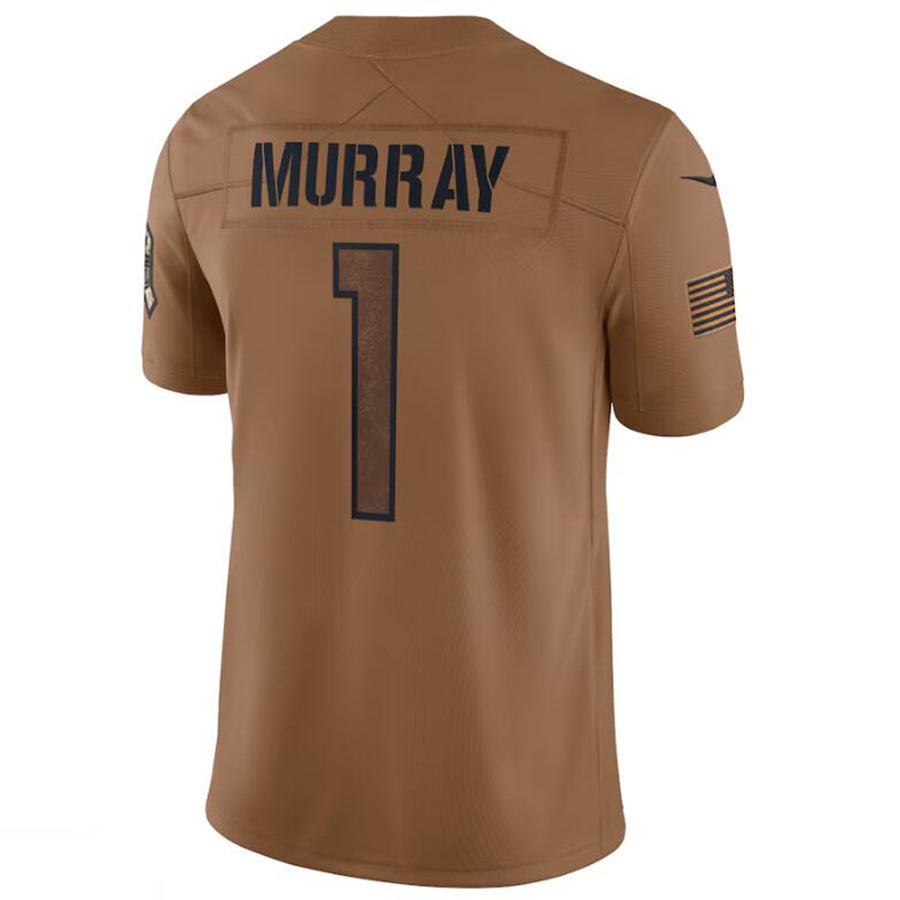 A.Cardinals #1 Kyler Murray Brown 2023 Salute To Service Limited Jersey Football Jerseys