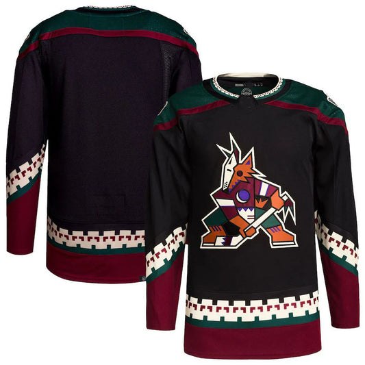 Custom A.Coyotes Home Primegreen Authentic Pro Blank Jersey Black Stitched American Hockey Jerseys